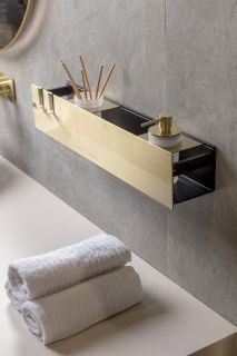 Стакан для полки Boheme Space 10966-MG-TUM золото матовое